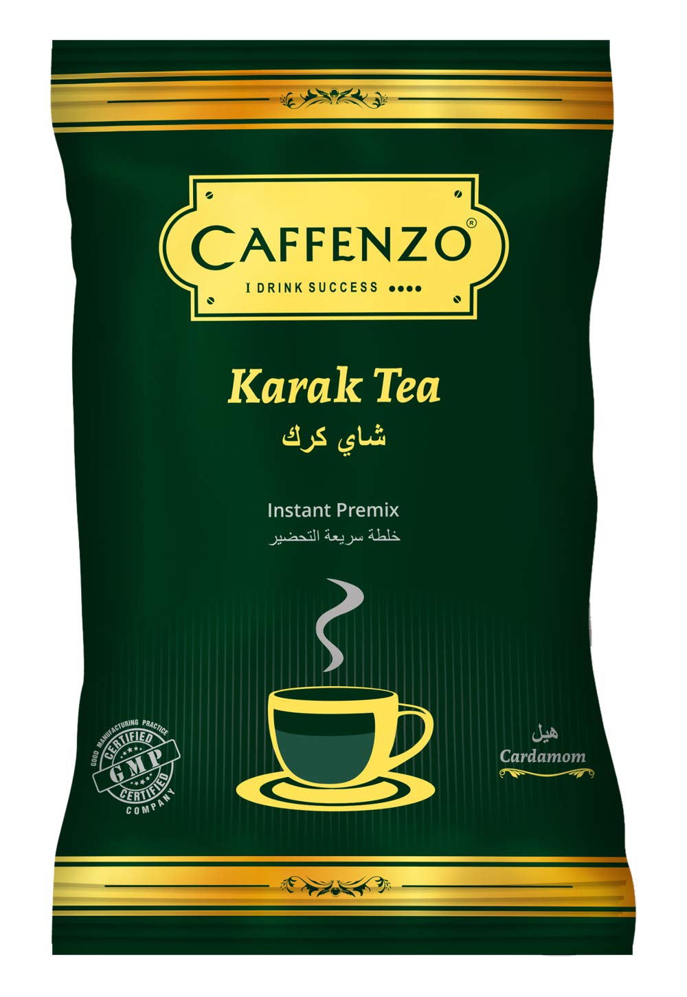 12 kg - Caffenzo Cardamom Tea Premix (1 kg x 12 ) - Carton Box