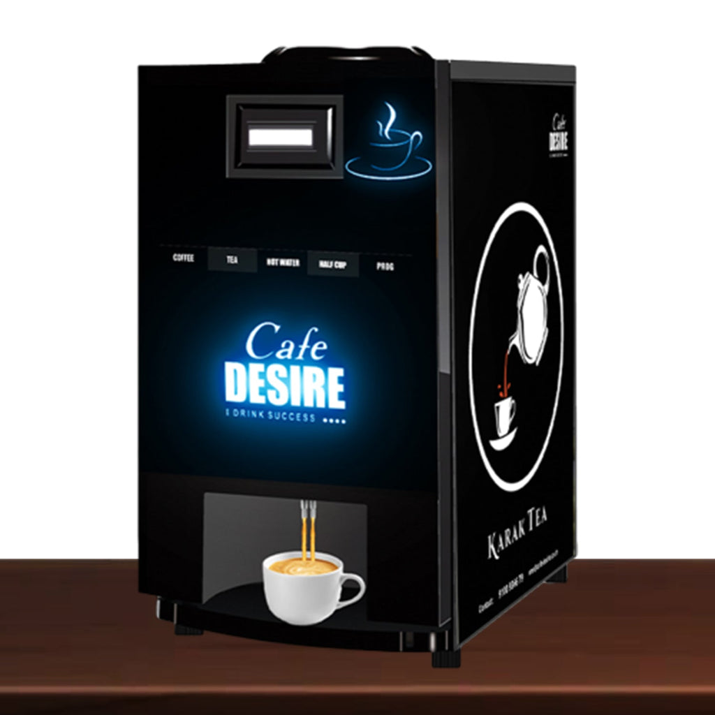 2option led coffee vending machine