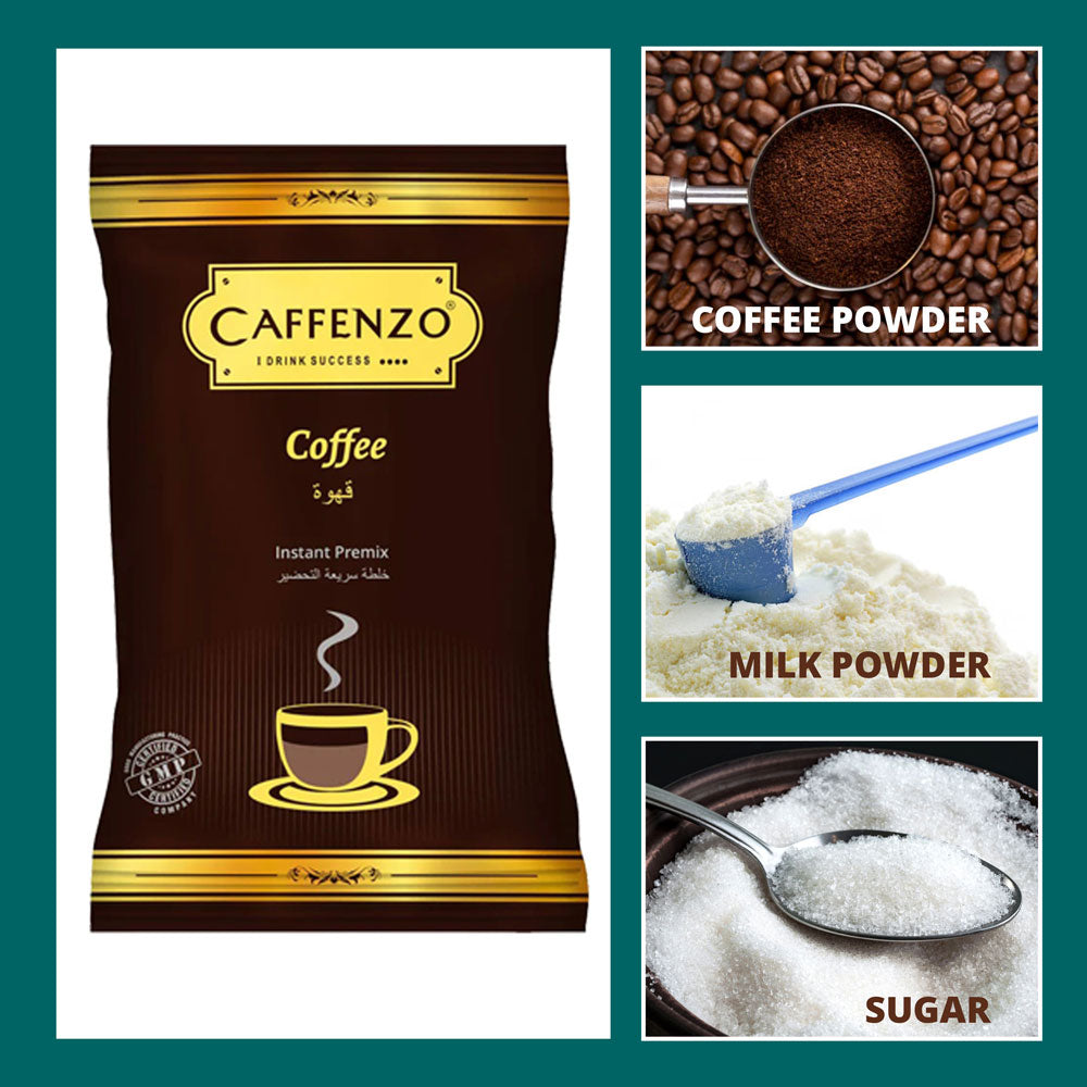 12 kg - Caffenzo Coffee Premix (1 kg x 12) - Carton Box