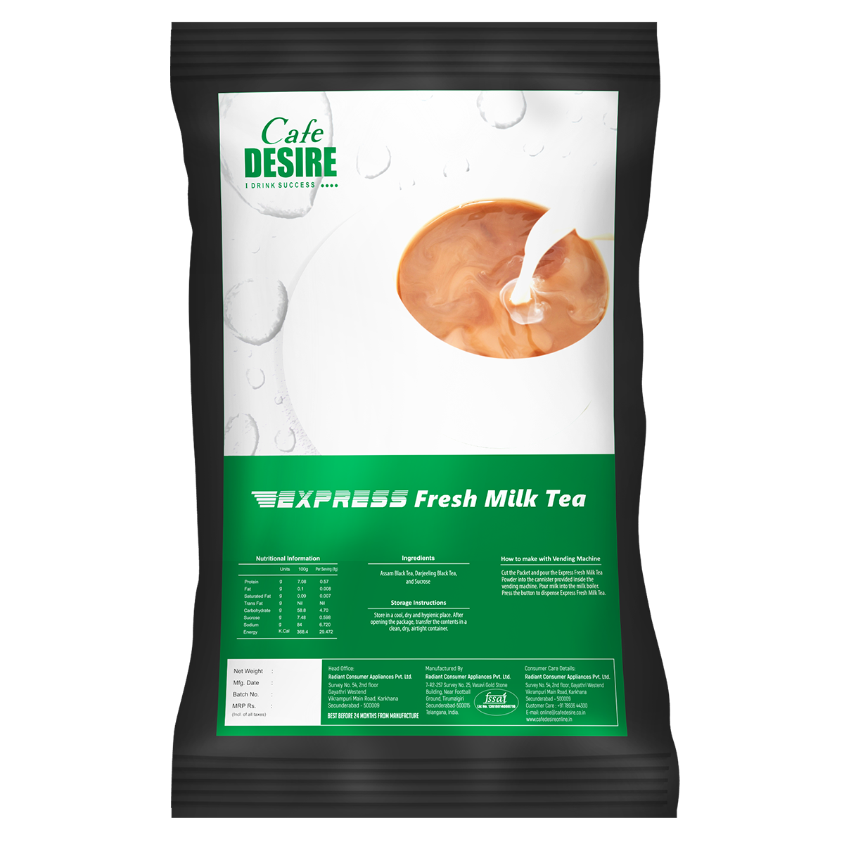 12KG  - EXPRESS PLAIN TEA - (1KG X 12) CARTON BOX