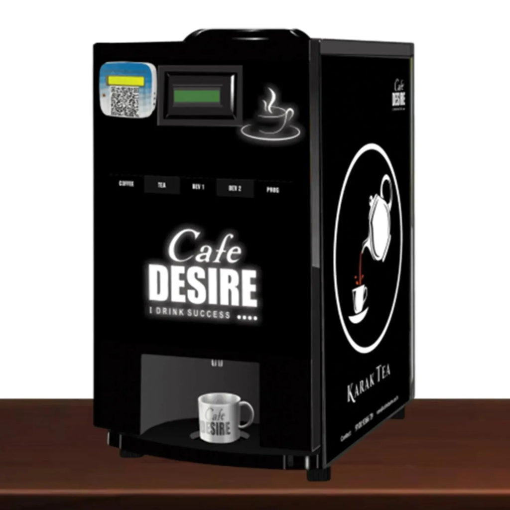 LED - QR Code UPI Payment Enabled Coffee Machine 4 Lane